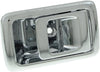 Compatible with Toyota Tercel Interior Door Handle Front, Passenger Side Chrome (1995-1999) | Trim:All Submodels