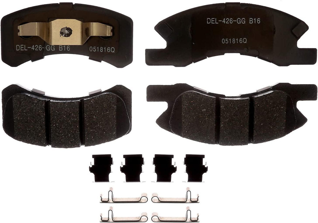 Gold 17D1731CH Ceramic Front Disc Brake Pad Set