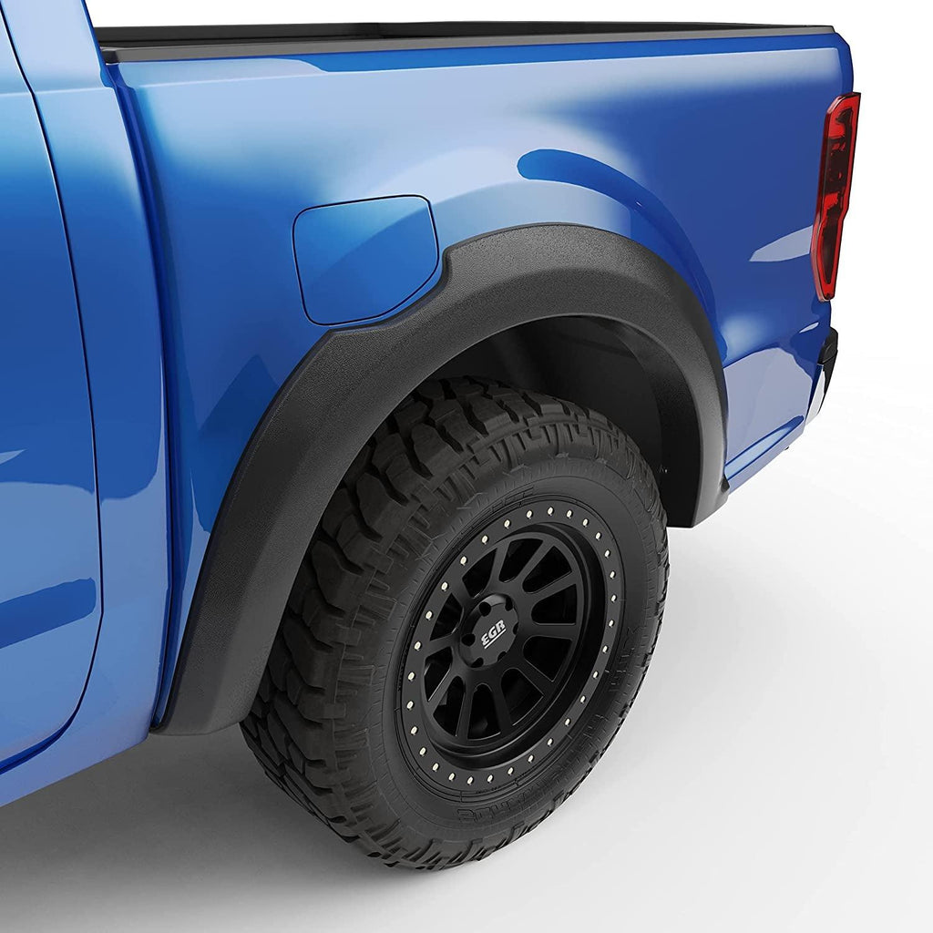 Baseline Flarez by  BLF2007 Rugged Look Fender Flares, Textured Black Finish, Compatible with Select 19-22 Ford Ranger Models