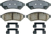 Gold 17D1075CH Ceramic Front Disc Brake Pad Set