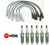 Wire Set + 6 NGK Spark Plugs for Chrysler Pacifica Voyager/Dodge Caravan