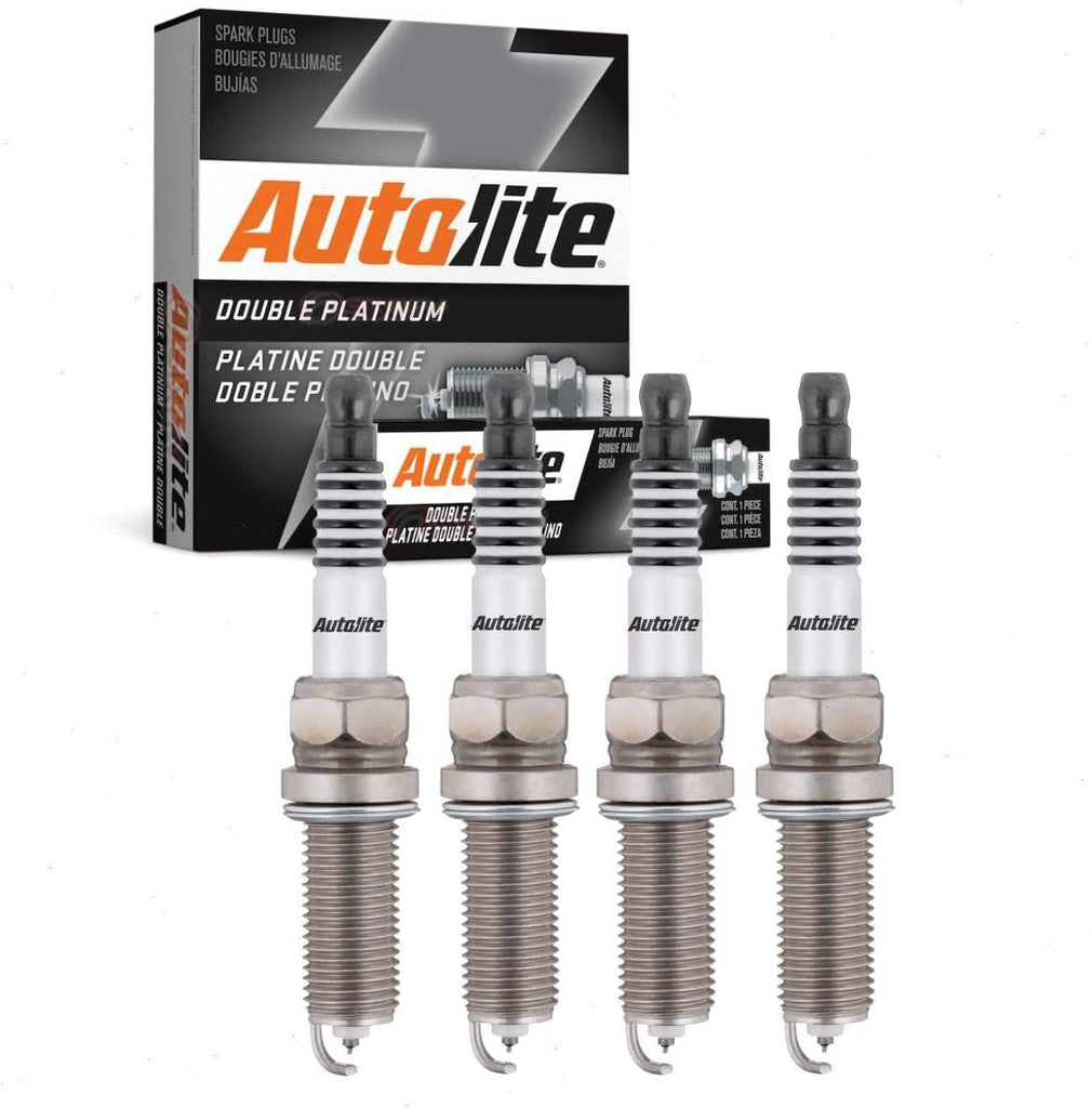 4 Pc Autolite Double Platinum Spark Plugs Compatible with Kia Soul 1.6L 2.0L L4 2010-2018