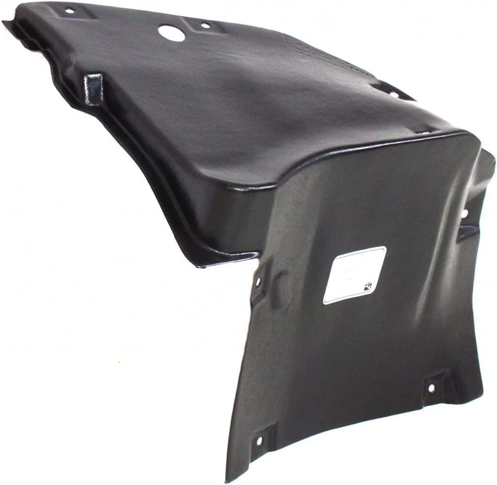 For Mercedes-Benz CLK550 Splash Guard/Fender Liner 2007 2008 2009 | Front, Driver Side, Front Lower Section | Replacement for 2098841322, MB1248140 | Trim: Base