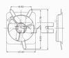 TYC A/C Condenser Fan Assembly for Honda 610040