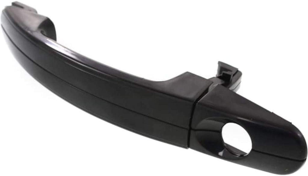 for Ford Focus Exterior Door Handle Front, Driver Side Smooth Black (2012-2014) | with Key Hole| Trim:All Submodels