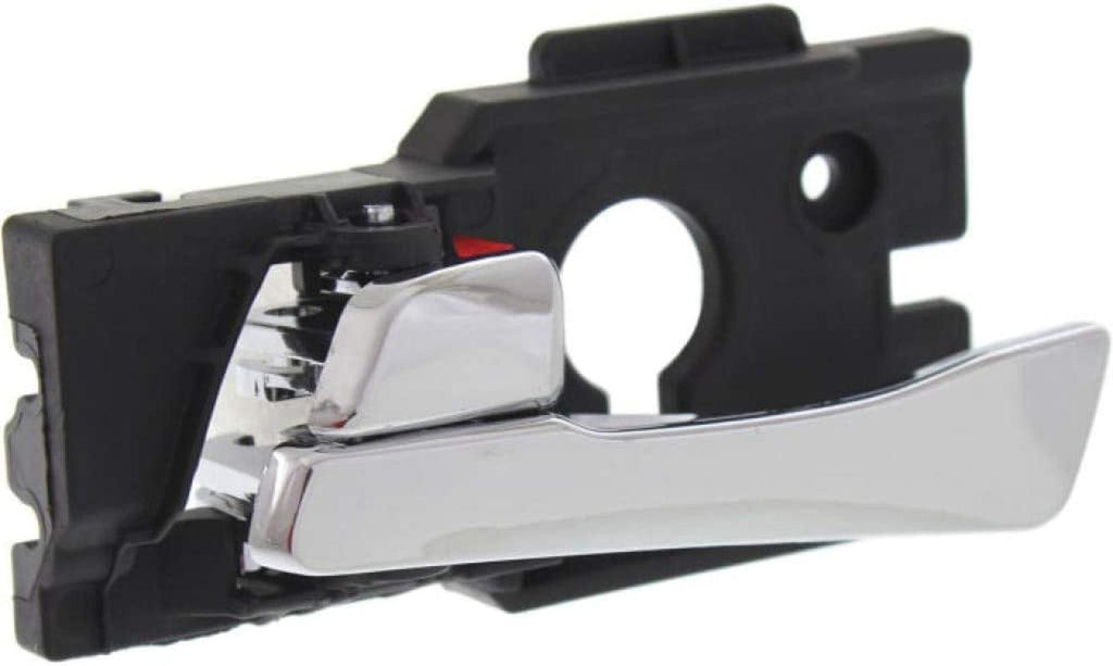 for Hyundai Accent Interior Door Handle Front, Driver Side Chrome (2012-2017) | with Door Lock Button | Trim:All Submodels | HY1352141 | 826101R010CR