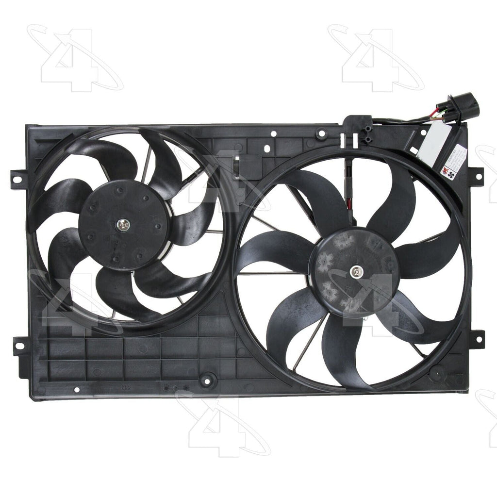 Four Seasons Dual Radiator and Condenser Fan Assembly for Volkswagen 76305