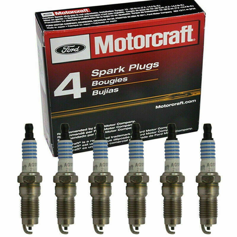 6 MOTORCRAFT Spark Plugs SP412X AGSF24N OEM for MAZDA B4000 V6 4.0L 2005-2010