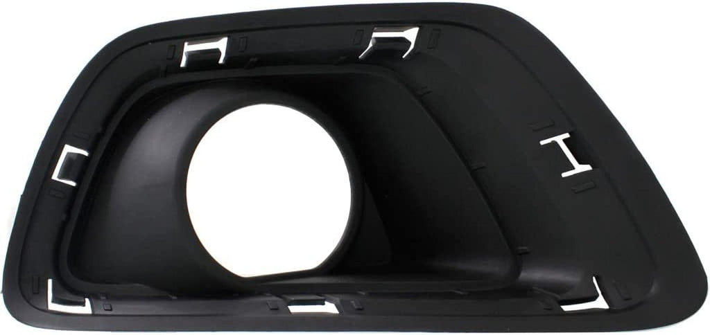 for Chevy Colorado 2015-2022 Fog Light Trim Driver Side | Front | Textured Black | Replacement for GM1038176 | 22891700