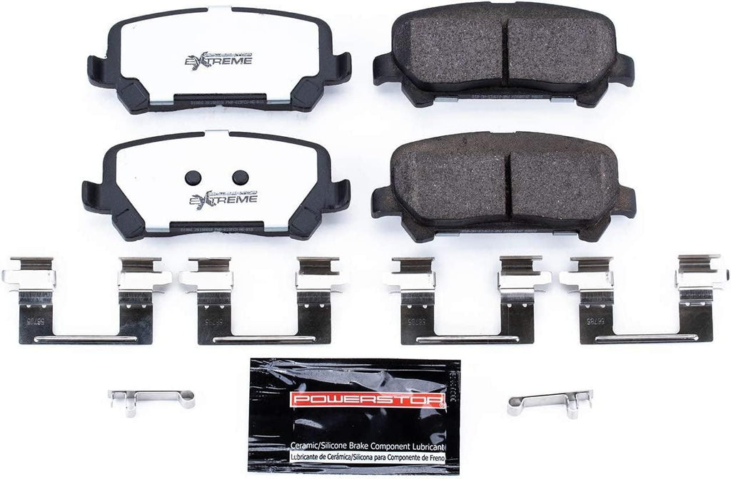 Z36-1806 Rear Z36 Truck & Tow Carbon Fiber-Ceramic Brake Pads with Hardware