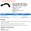 Water Pump Inlet Coolant Hose - Compatible with 1996 - 2000 GMC Yukon Denali 5.7L V8 L31 VIN R 1997 1998 1999