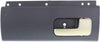 For Lincoln Town Car Interior Door Handle Rear, Passenger Side Black Bezel with Chrome/Gold Lever (2003-2011) | Trim:All Submodels