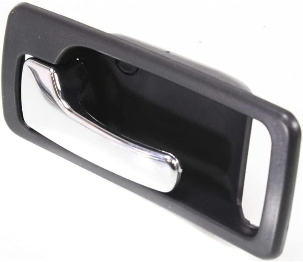 for Honda Accord Interior Door Handle Front, Driver Side Black (1990-1993) | with Door Lock Hole | Trim:All Submodels | HO1392100 | 72165SM2A02ZD