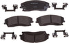 Gold 17D1056ACH Ceramic Front Disc Brake Pad Set