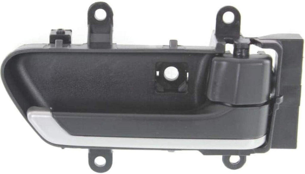 For Nissan Murano Interior Door Handle Front or Rear, Passenger Side Black (2003-2005) | with Door Lock Button| Trim: SE/SL/S