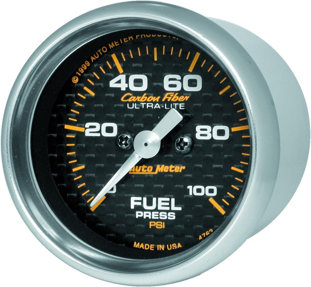 4763 Carbon Fiber Electric Fuel Pressure Gauge