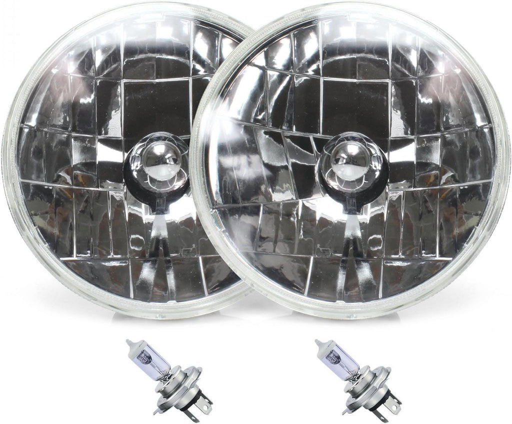 324087 Snake-Eye 7" Halogen Lens Assembly with H4 Bulb ~ Pair, 1 Pack