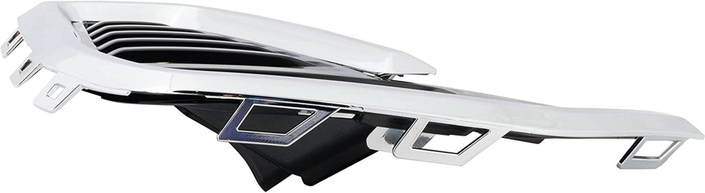 Front, Passenger Side Fog Light Trim Compatible with 2020-2022 GMC Acadia Chrome - GM1039250