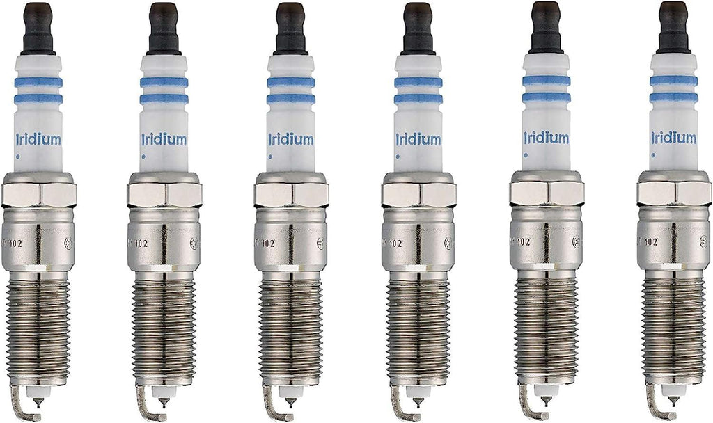 Premium OE Fine Wire Set of 6 Double Iridium Spark Plugs for Buick Cadillac V6