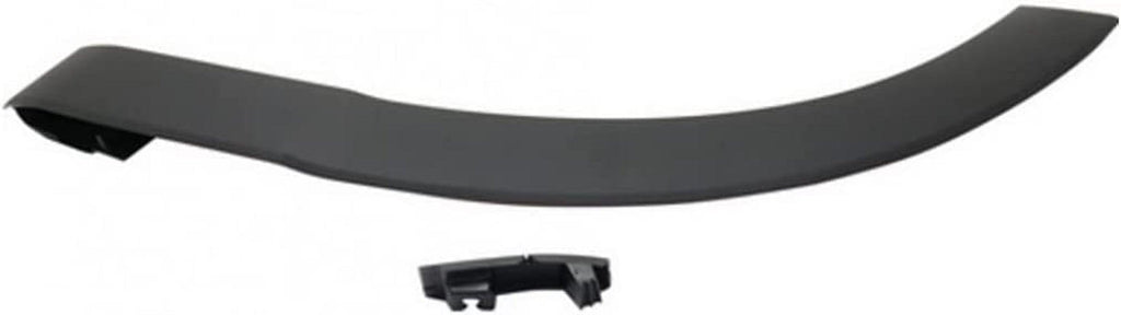 Compatible with Toyota Highlander Fender Trim 2014 15 16 17 2018 Passenger Side | Rear | Front Section | 2-Piece | Primed | Plastic Material | TO1791106 | 75077-0E010