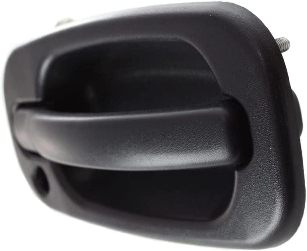 for Chevy Silverado 2500 HD Classic Exterior Door Handle Front Passenger Side Textured Black 2007-2007 | with Key Hole | Trim: LS/LT/WT | GM1311129 | 15034986