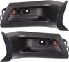 Interior Door Handles Set of 2 Front Left and Right Side Plastic Black W/Door Lock Button Compatible with Pontiac G8