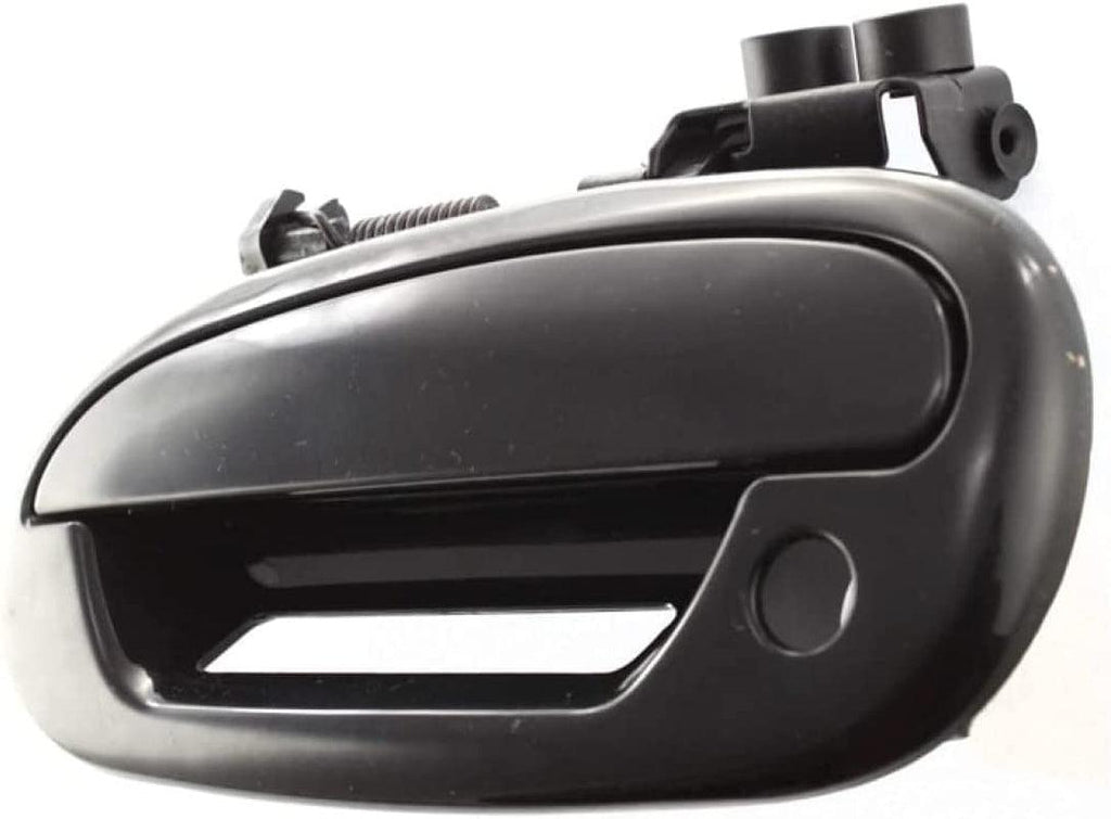 for Ford Expedition Exterior Door Handle Front, Driver Side Smooth Black 1997-2002 | with Key Hole | Trim : Base/Xlt/Eddie Bauer | FO1310135 | 5L3Z7822405AAPTM