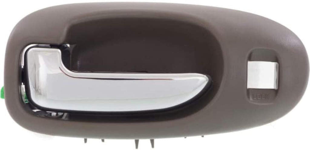 Compatible with Chrysler Sebring Interior Door Handle 2001 02 03 04 05 2006 Driver Side Front Dark Gray Bezel W/Chrome Lever W/Door Lock Hole Trim:All Submodels