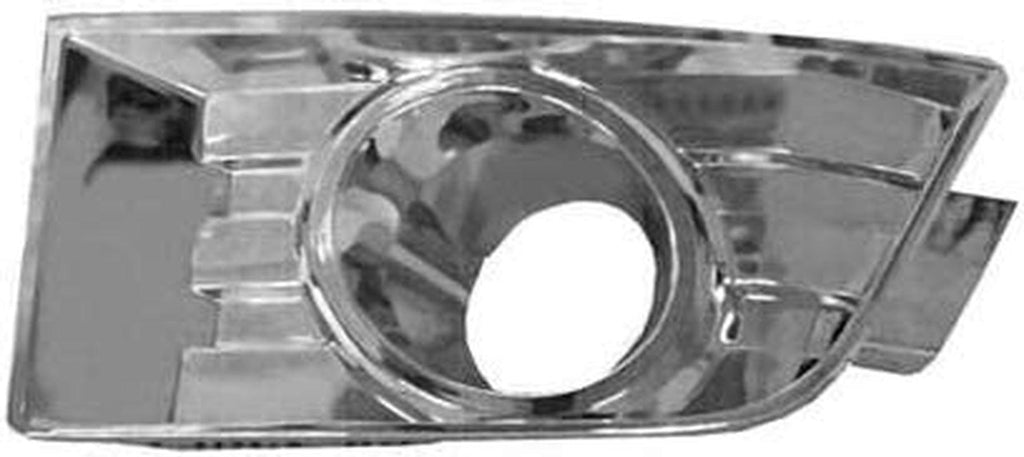 Fog Light Trim Compatible with 2007-2010 Ford Edge Chrome Front, Driver Side