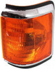 For Ford Bronco/F-150 1990 1991 Parking Light Driver Side | Corner of Fender | with Trim | Amber Lens | Replacement for FO2520108 | E9TZ13201E