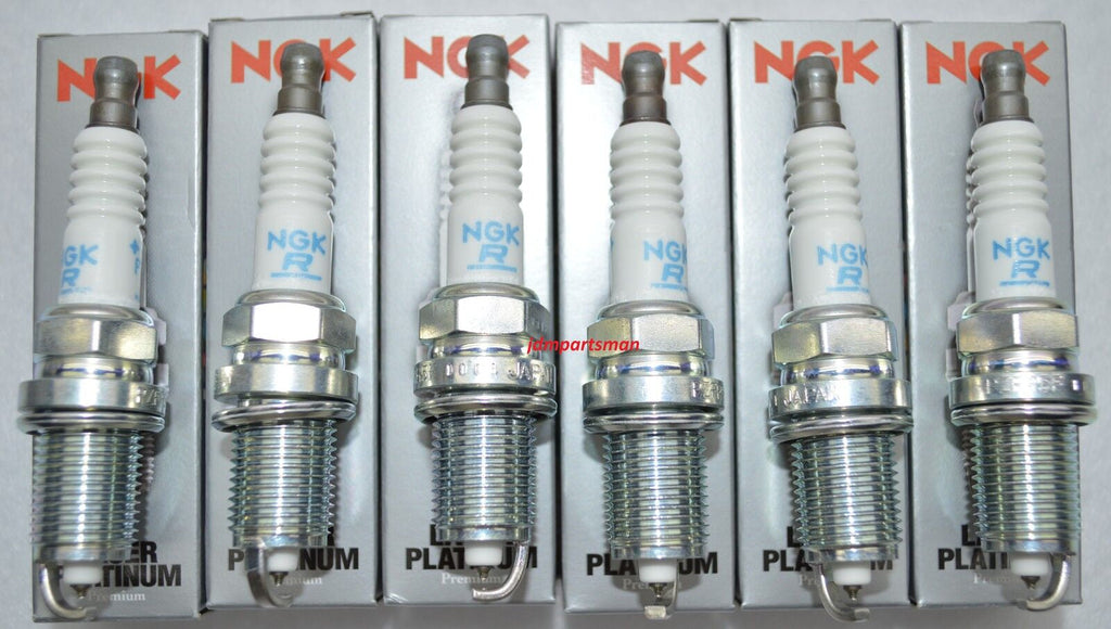 6-PEICES VW VR6 2.8L V6 JDM NGK SPARK PLUG LASER PLATINUM POWER PZFR5D11 (7968)