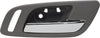 for Chevy Avalanche Interior Door Handle Front Passenger Side Gray Bezel with Chrome Lever 2007-2013 | Trim:All Submodels