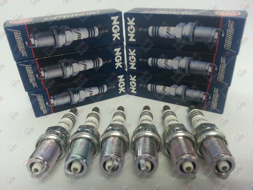 6-PIECES UPGRADE NGK SPARK PLUG IRIDIUM POWER BKR4EIX