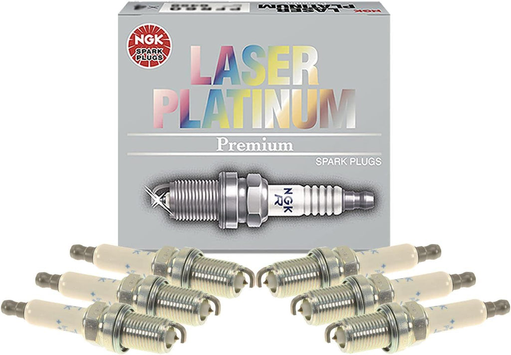 NGK Set of 6 Laser Platinum Spark Plugs Gap 0.032" for Audi Porsche VW 3.0 V6