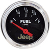 880428 Jeep Electric Fuel Level Gauge, 2 1/16" - Short Sweep/Electric