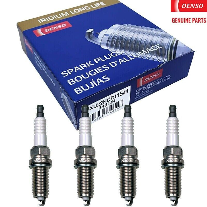 Genuine DENSO IRIDIUM LONG LIFE Spark Plugs 3417 SK16HR11 Set of 4