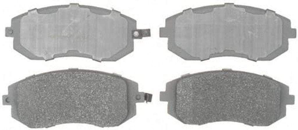 Silver 14D929M Semi-Metallic Front Disc Brake Pad Set with Wear Sensor