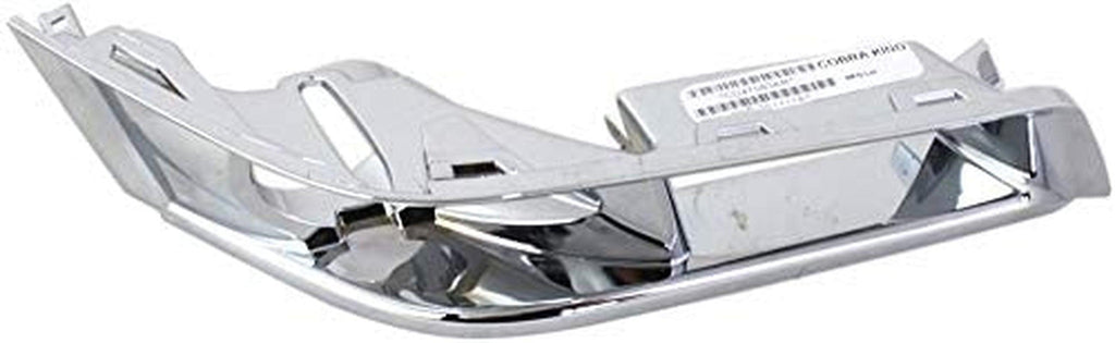 Fog Light Trim Compatible with 2008-2015 Cadillac CTS Chrome for Models with HID Headlight Front, Passenger Side