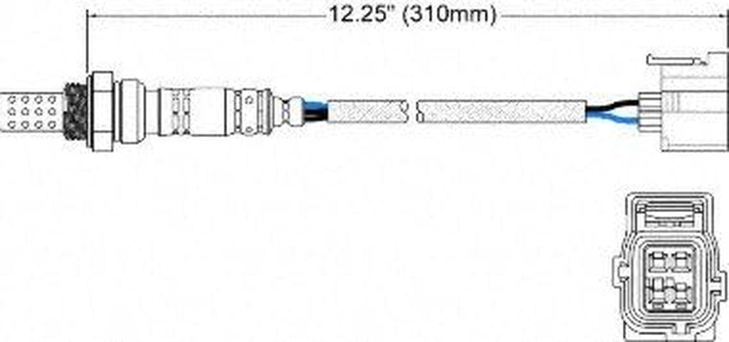 250-24345 4-Wire Oxygen Sensor