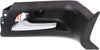 For Pontiac G8 Interior Door Handle Front, Driver Side Black Bezel with Chrome Lever (2008-2009) | with Door Lock Button| Trim: Base/Gt/Gxp