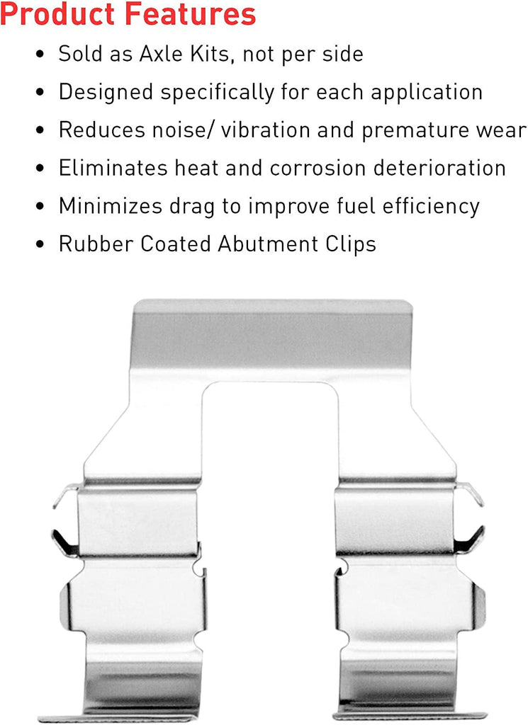 Dynamic Friction Company Front Brake Rotors with Heavy Duty Brake Pads Includes Hardware 6212-67001