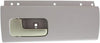 for Lincoln Town Car Interior Door Handle Rear, Driver Side Beige Bezel with Chrome/Gold Lever (2003-2011) | Trim:All Submodels