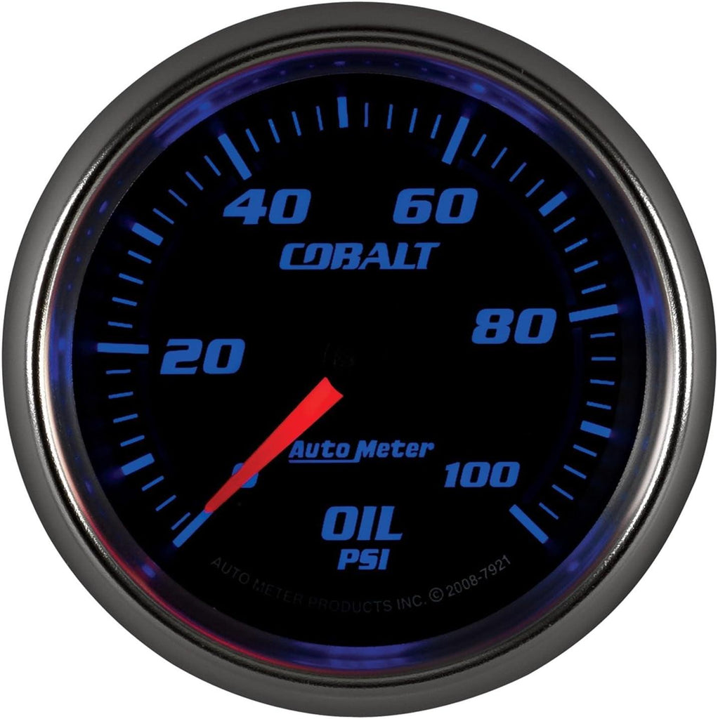 7921 Cobalt Mechanical Oil Pressure Gauge