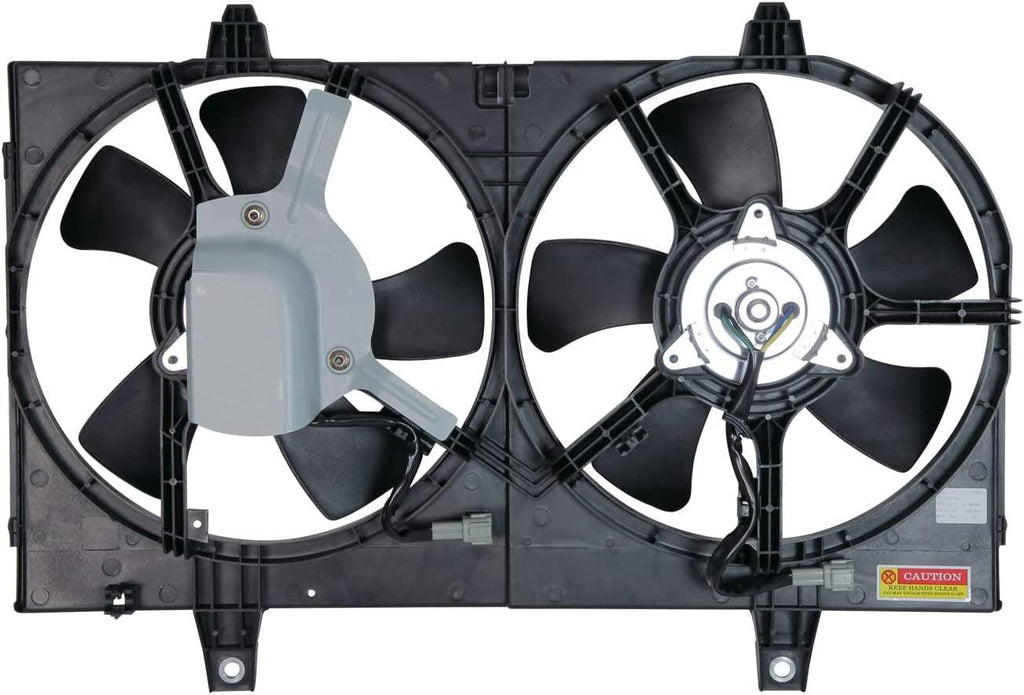 Replacement Radiator/Condenser Cooling Fan Assy for Select Nissan Vehicles Fits 2001 Nissan Maxima