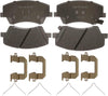 Silver 14D1912CH Ceramic Front Disc Brake Pad Set