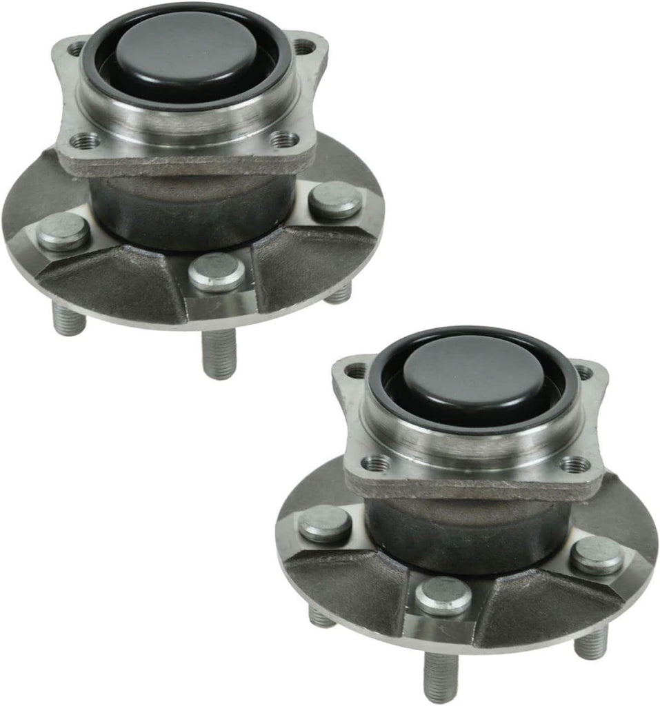 TRQ Rear Wheel Bearing & Hub Assembly Pair Set for Matrix Corolla Celica Vibe