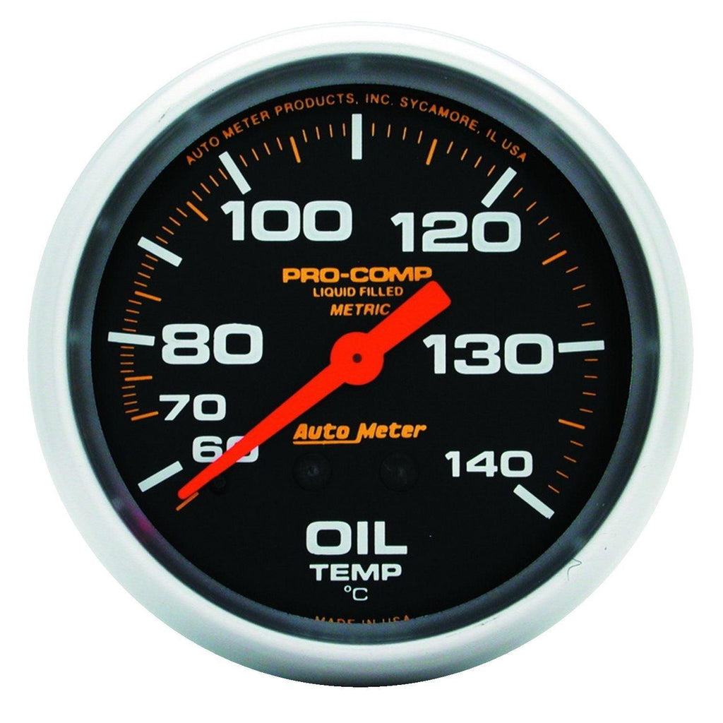 2-5/8 in. OIL TEMPERATURE 140-280 Fahrenheit LIQUID FILLED PRO-COMP - greatparts