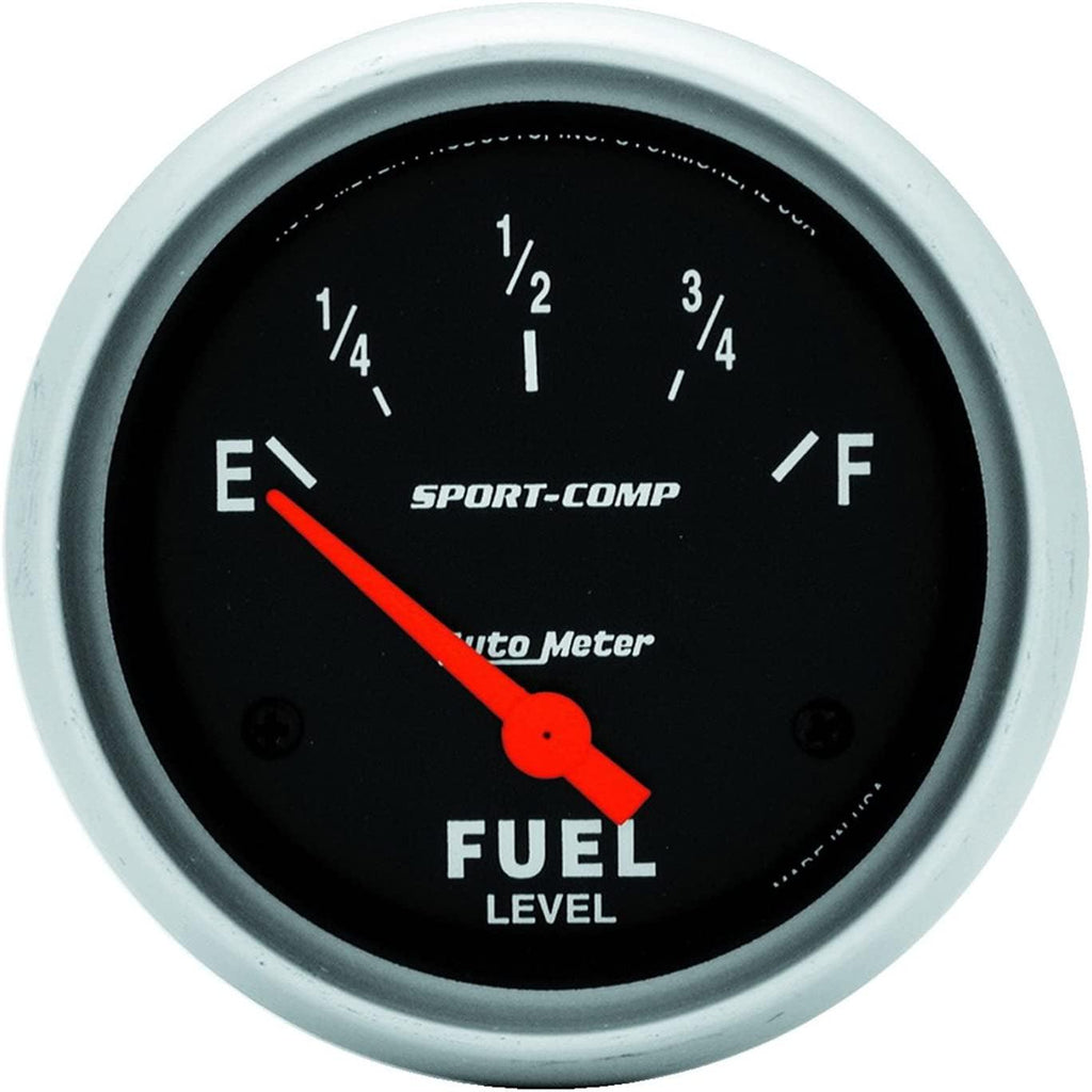 3514 Sport-Comp Electric Fuel Level Gauge, 2 5/8" - Short Sweep/Electric