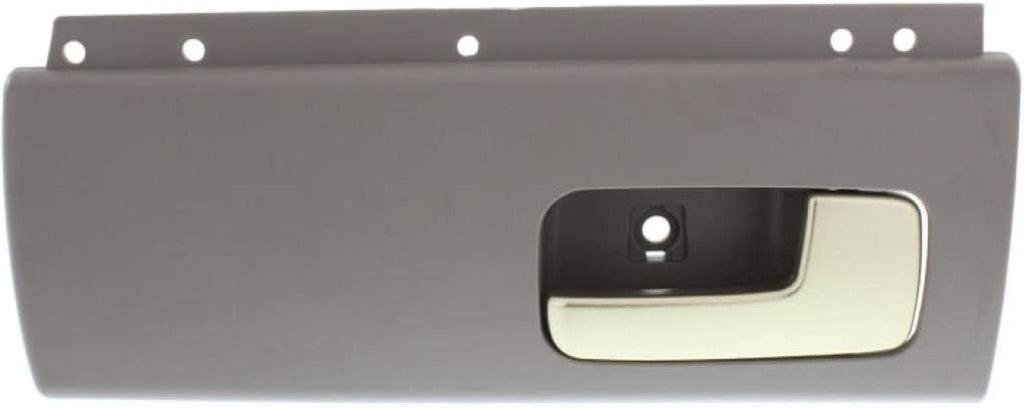 For Lincoln Town Car Interior Door Handle Rear, Passenger Side Gray Bezel with Chrome/Gold Lever (2003-2011) | Trim:All Submodels