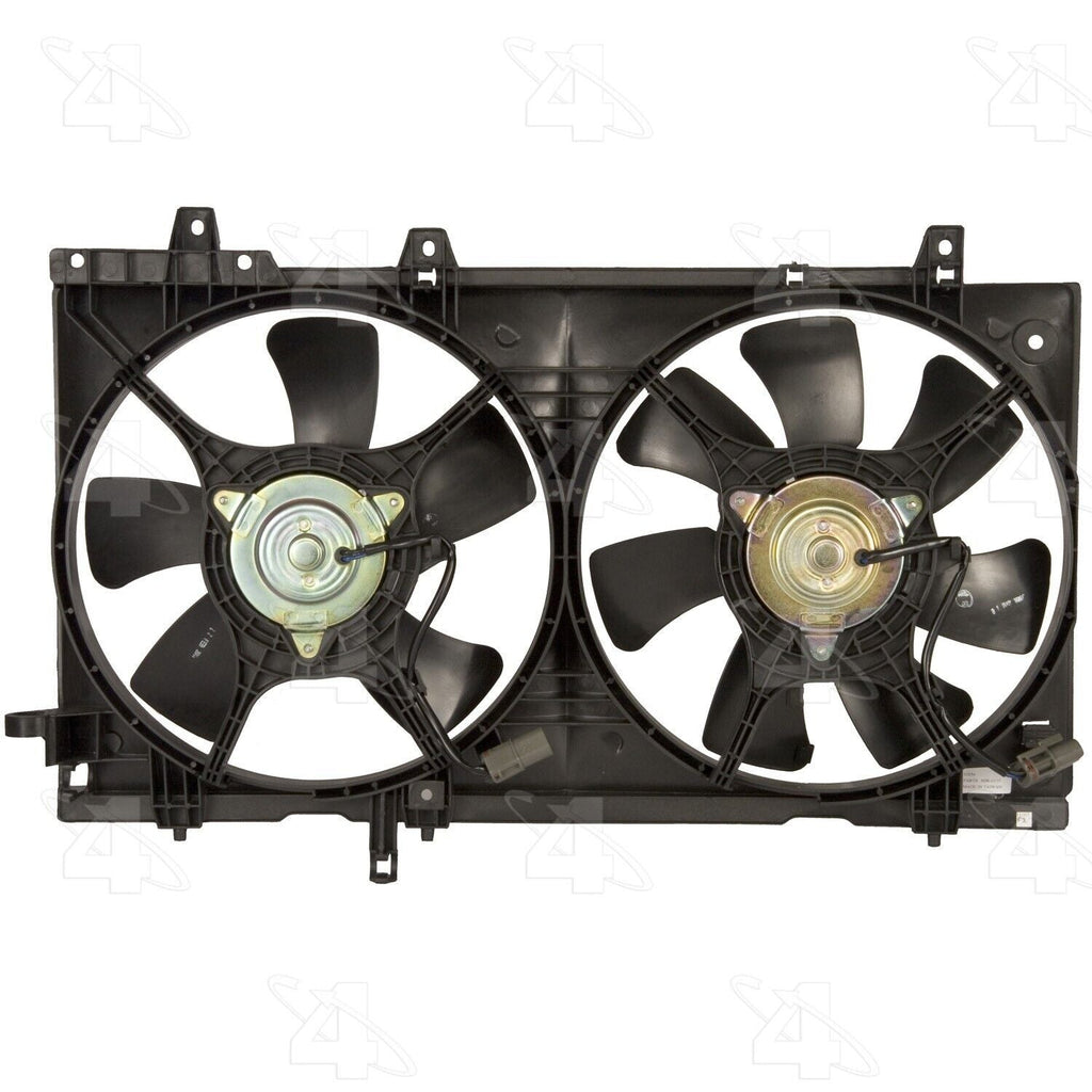 Four Seasons Dual Radiator and Condenser Fan Assembly for 04-08 Forester 76171